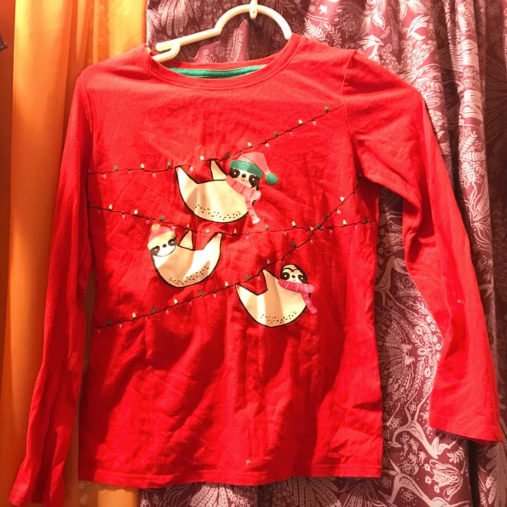 Cute Sloth Christmas Shirt